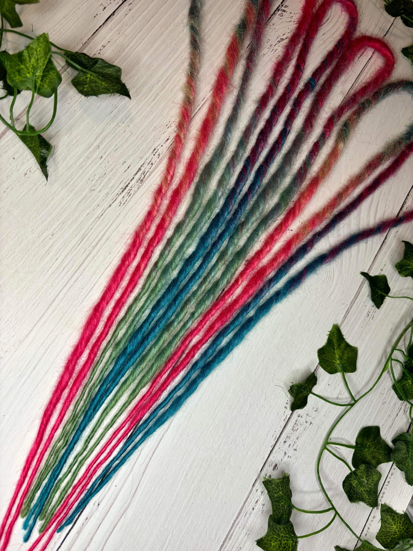 Set of 6, 53-57cm Bright Mermaid Synthetic Extensions