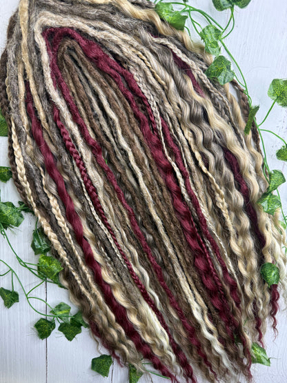Set of 40, Mixed Textured Extensions