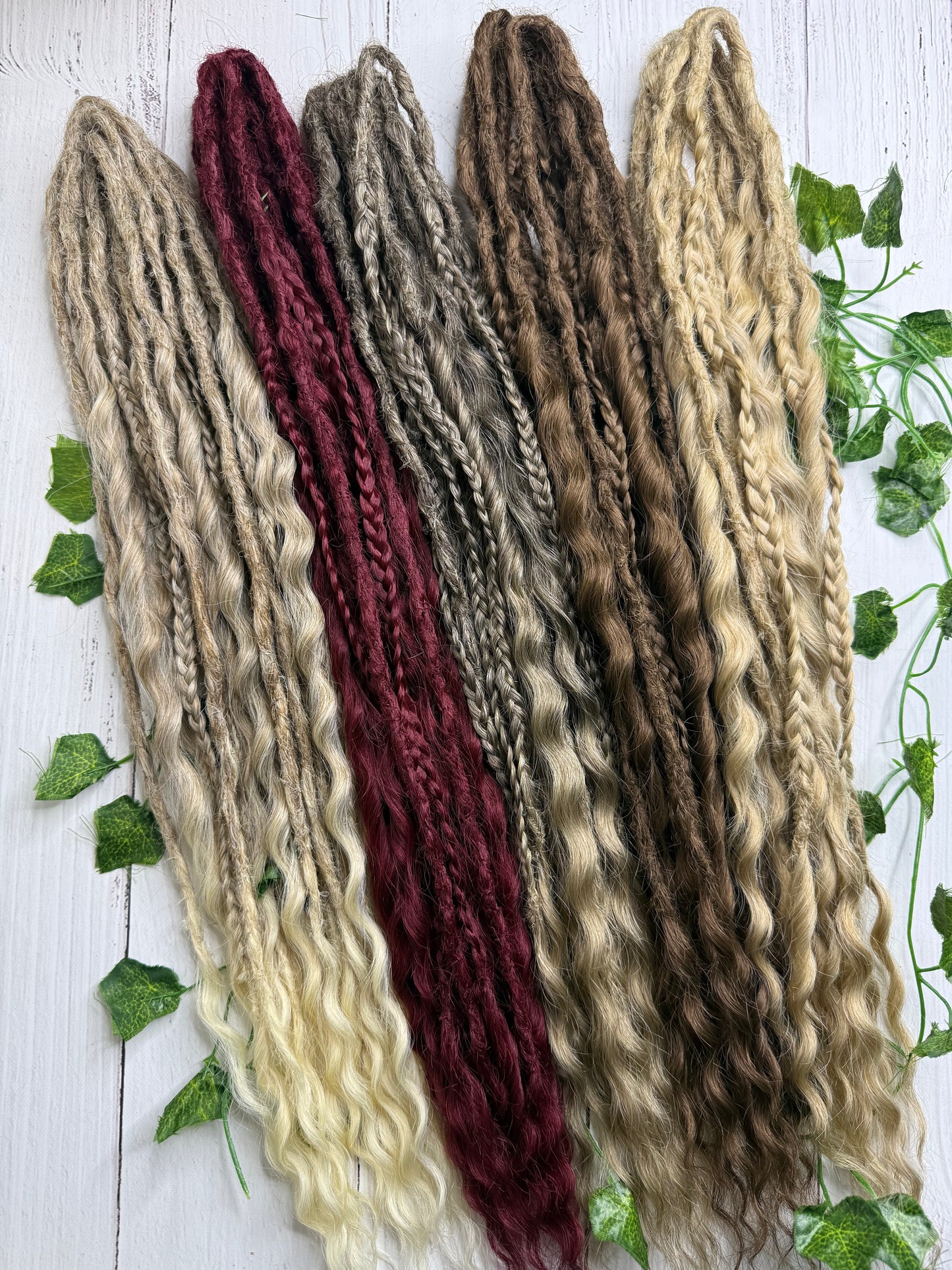 Set of 40, Mixed Textured Extensions