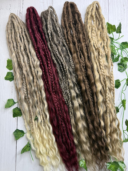 Set of 40, Mixed Textured Extensions