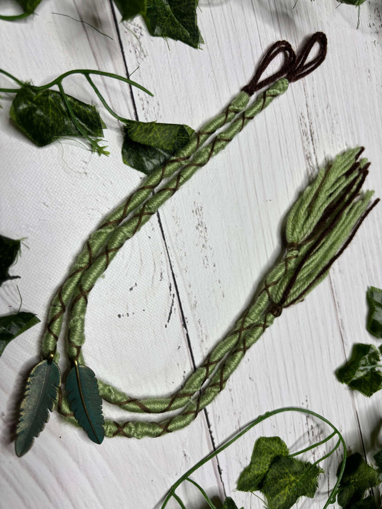 Green Leaf Dread Wrap