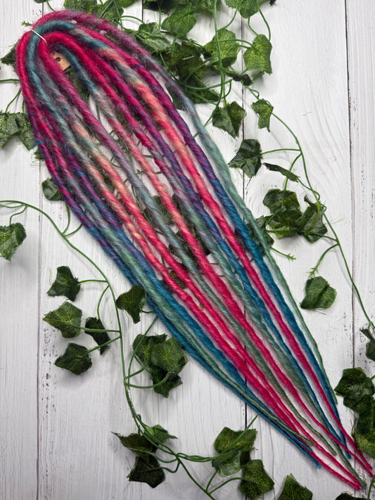 Set of 6, 53-57cm Bright Mermaid Synthetic Extensions