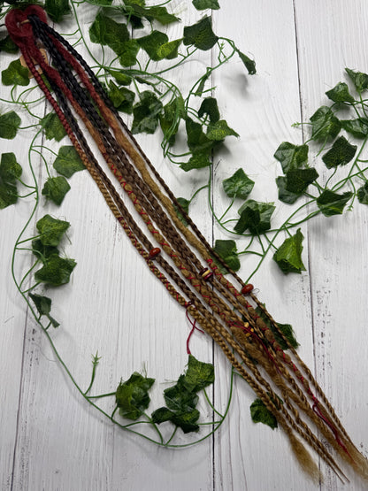 Set of 7, 64-70cm Natural Blend Synthetic Extensions