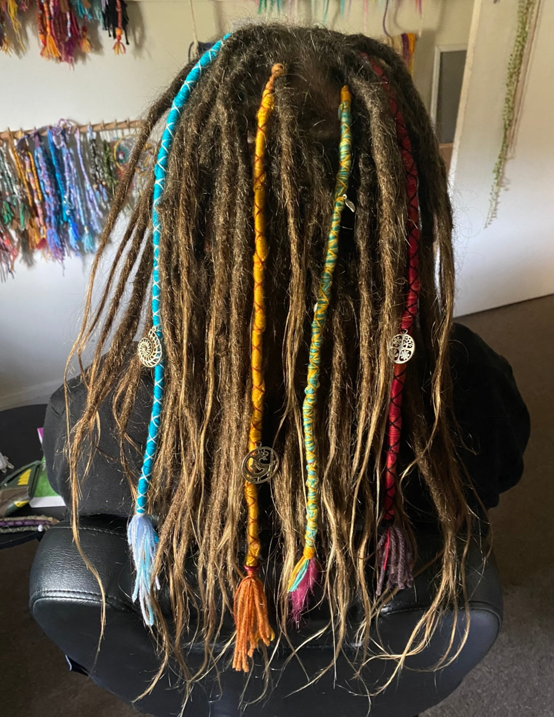 Purple Blend Dread Wrap