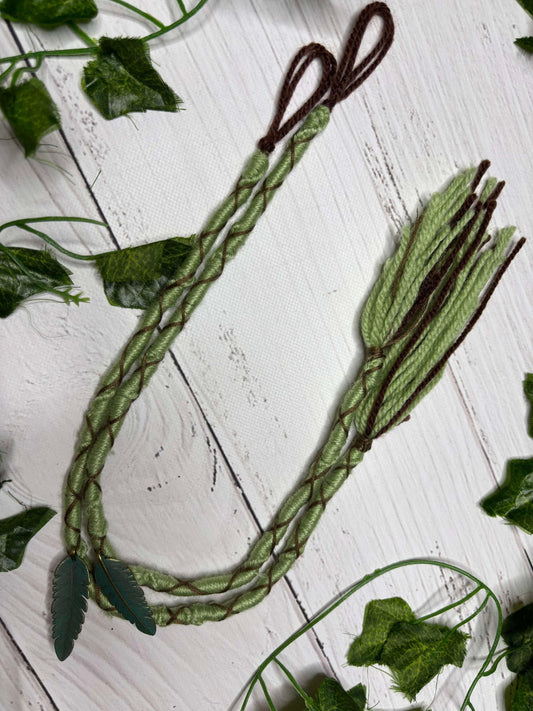 Green Leaf Dread Wrap