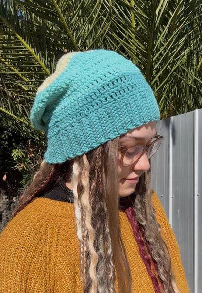 Blue and Yellow Beanie