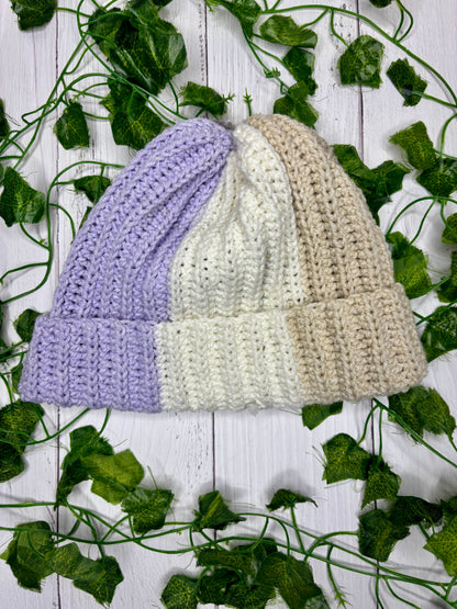 Mixed Colour Reversible Beanie