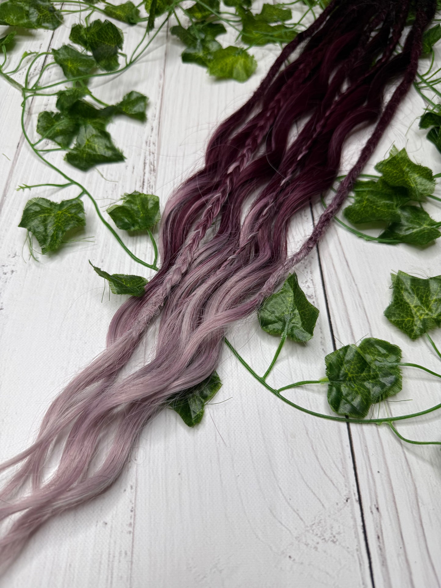 Set of 5, 53-65cm Nocturnal Blush Mixed Texture Synthetic Extensions