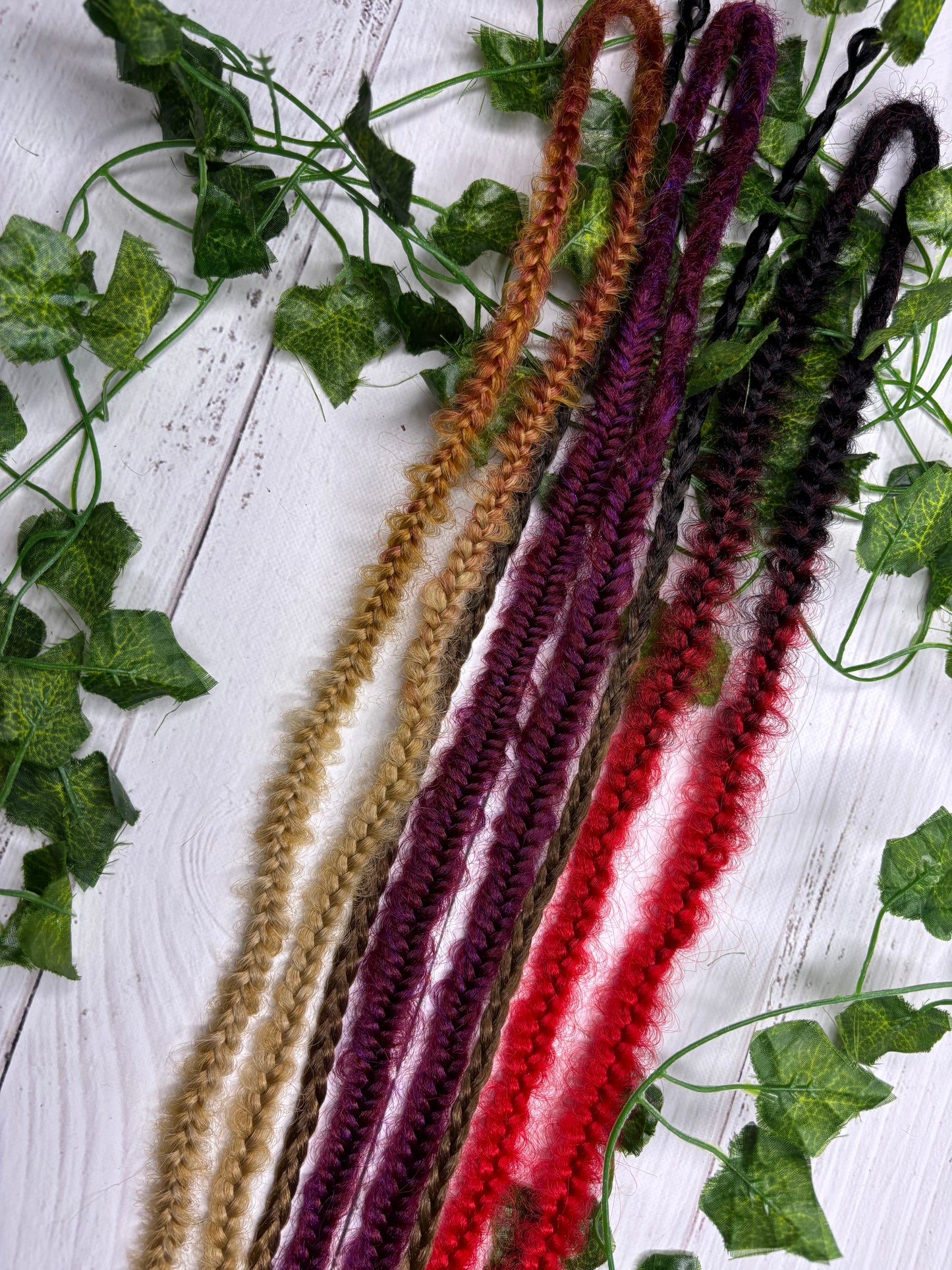 Set of 5, 61-66cm Autumn Blend Synthetic Extensions