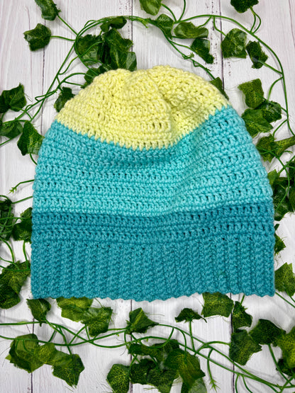 Blue and Yellow Beanie