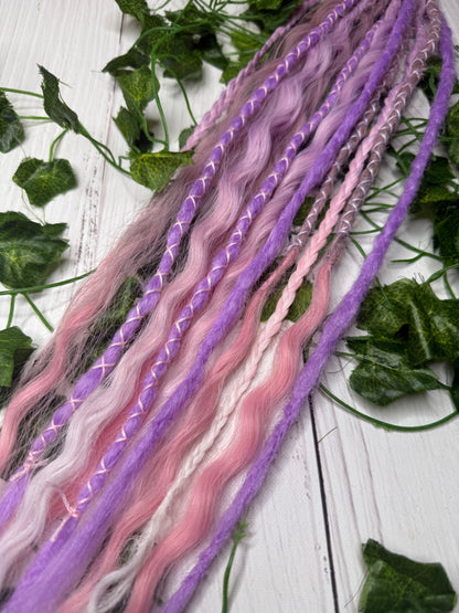 Set of 6, 54-65cm Soft Bloom Mixed Texture Synthetic Extensions