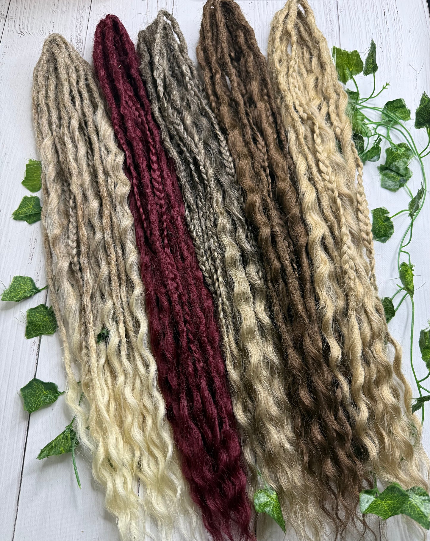 Set of 40, Mixed Textured Extensions