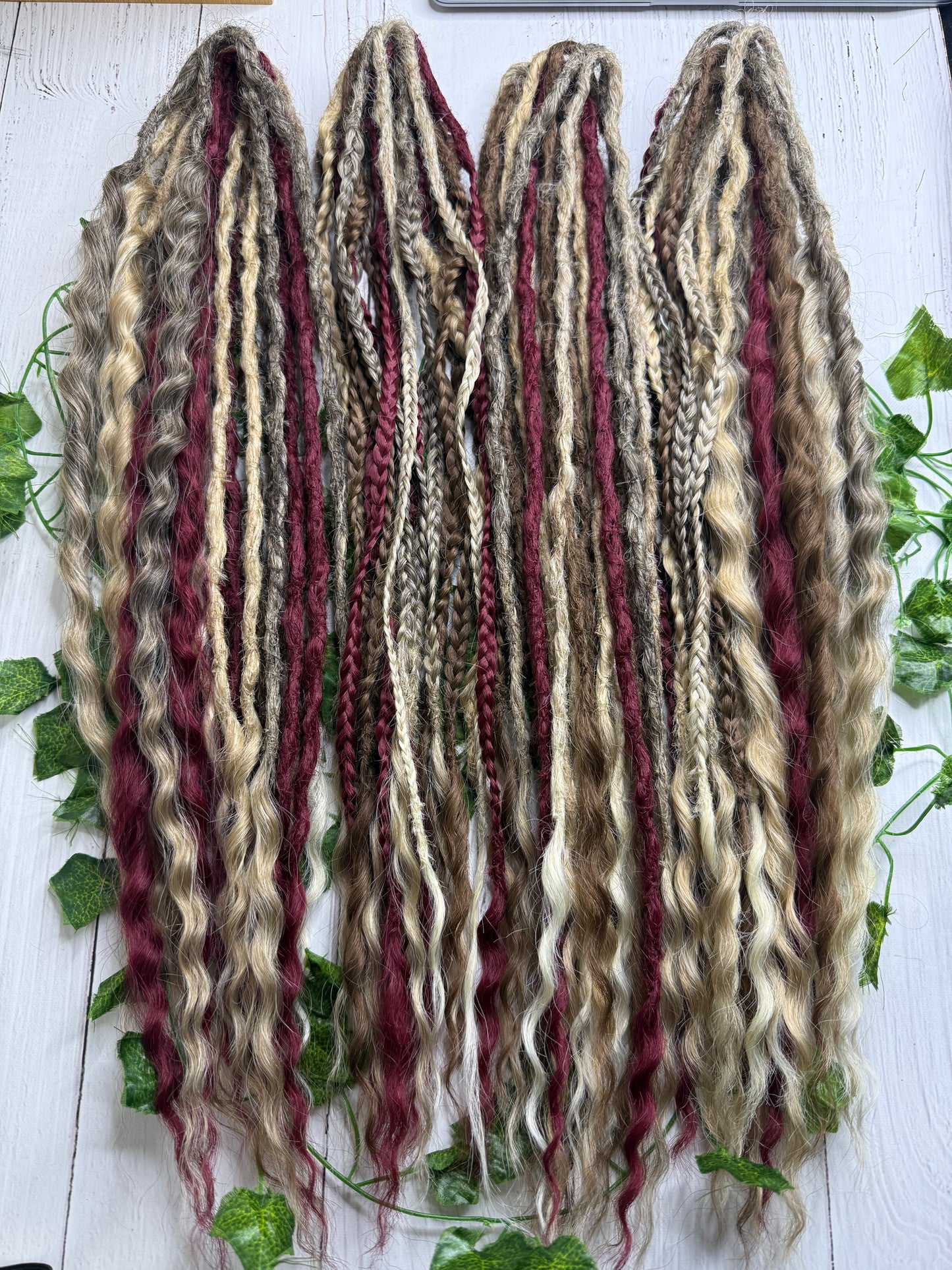 Set of 40, Mixed Textured Extensions