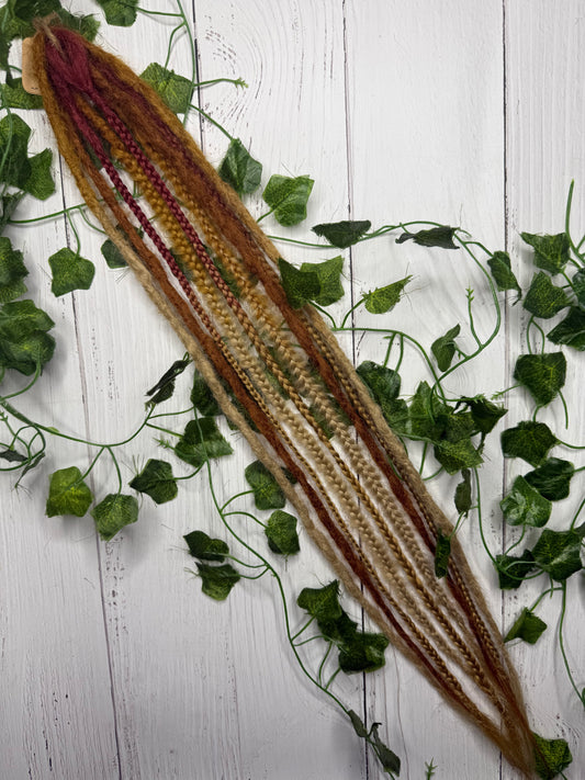Set of 5, 60-69cm Natural Blend Synthetic Extensions