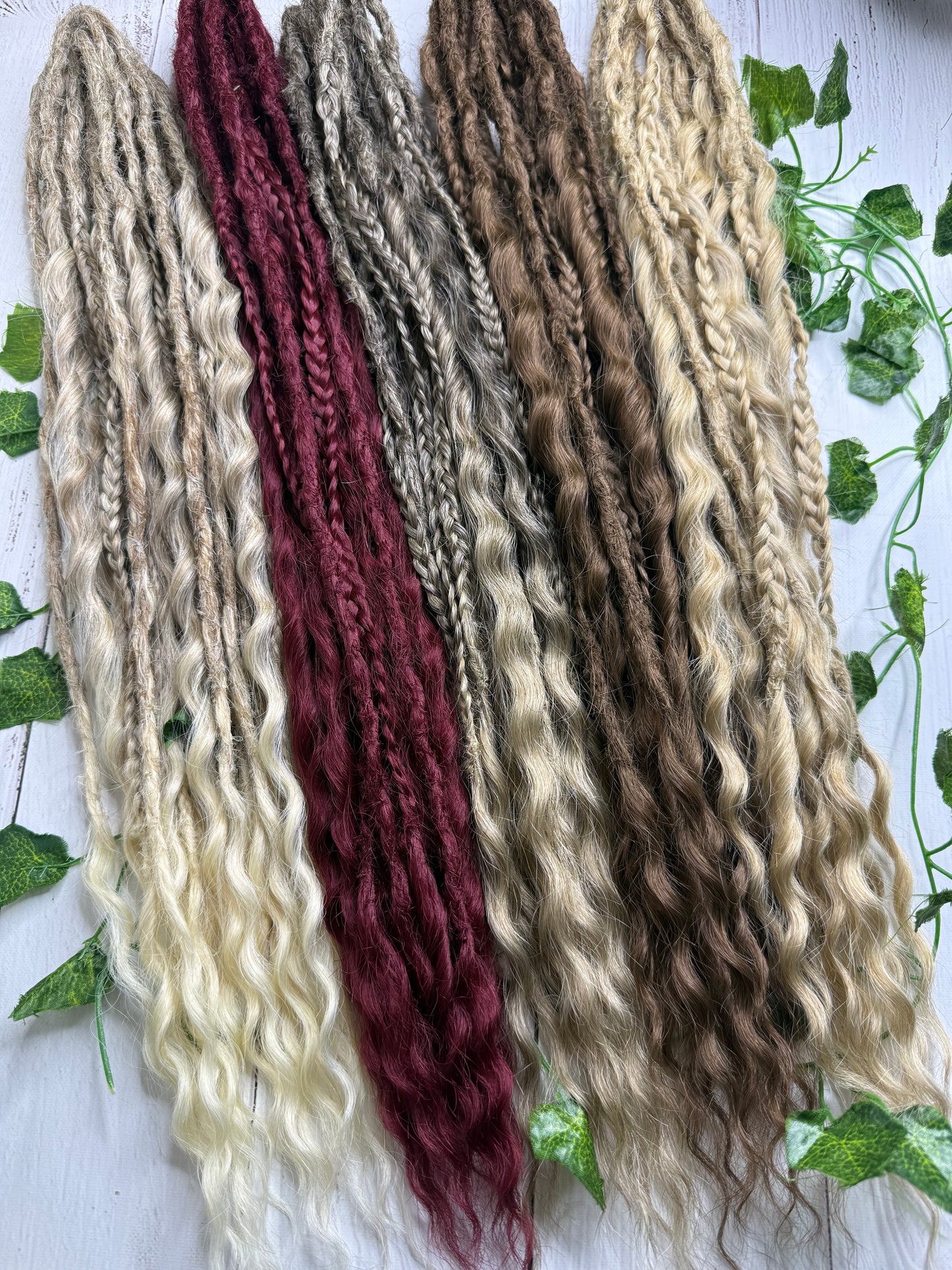 Set of 40, Mixed Textured Extensions