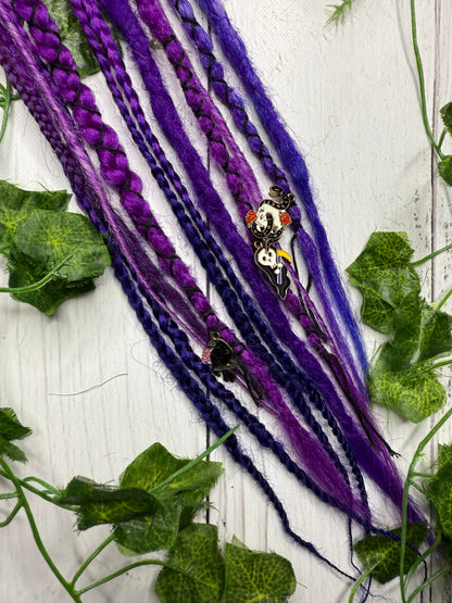Set of 10, 54-64cm Gothic Blend Synthetic Extensions