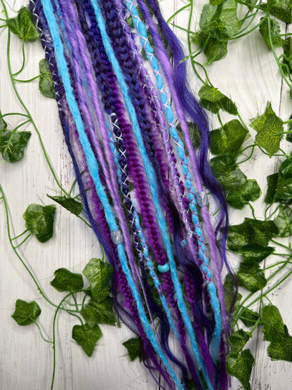 Set of 8, 52-62cm Cosmos Blend Mixed Texture Synthetic Extensions