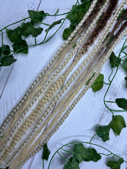 Set of 7, 53-63cm Natural Blend Synthetic Extensions (only available for online purchase)