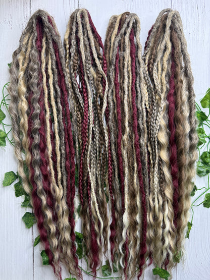 Set of 40, Mixed Textured Extensions