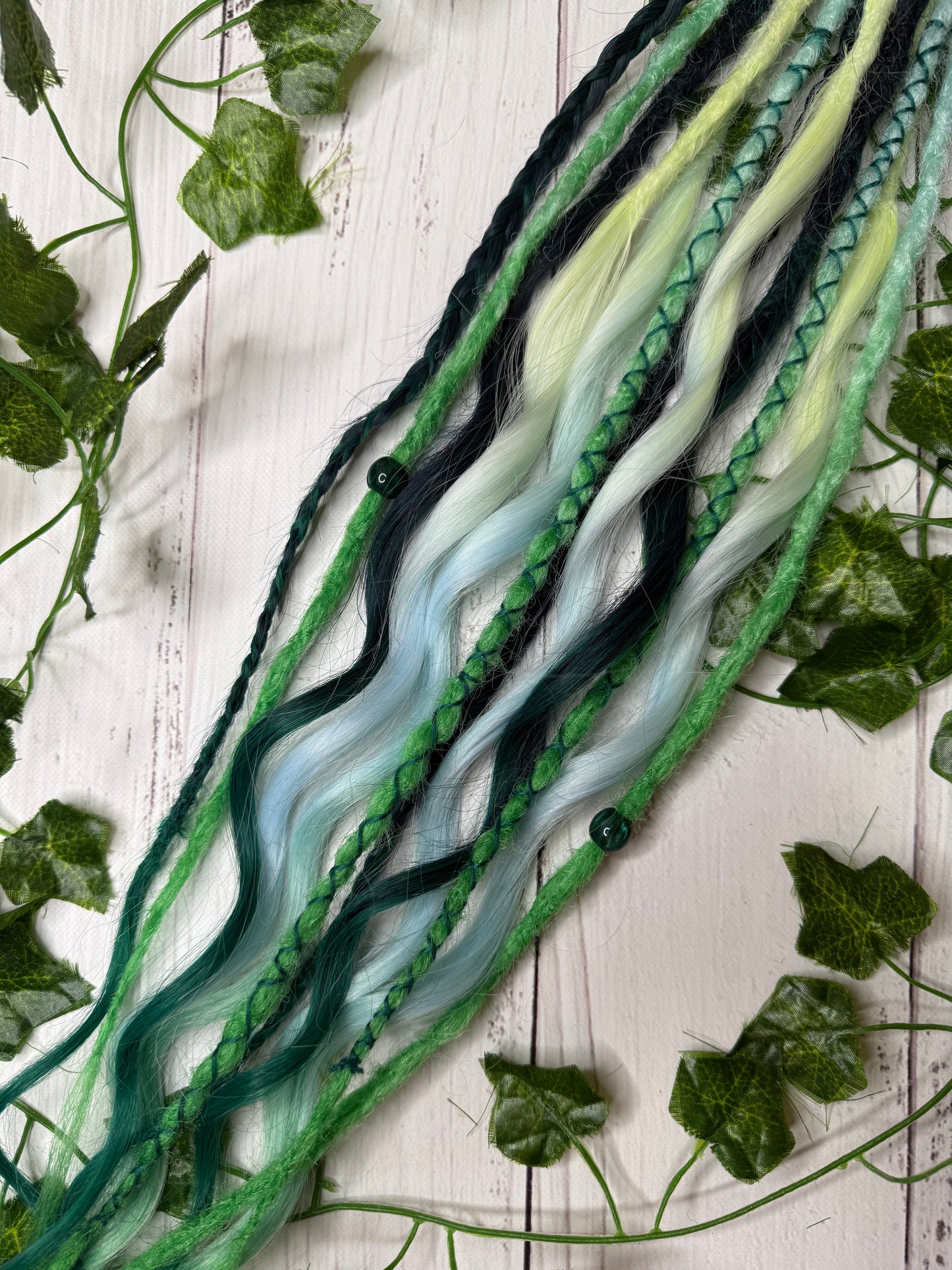 Set of 6, 52-64cm Serenity Canopy Mixed Texture Synthetic Extensions