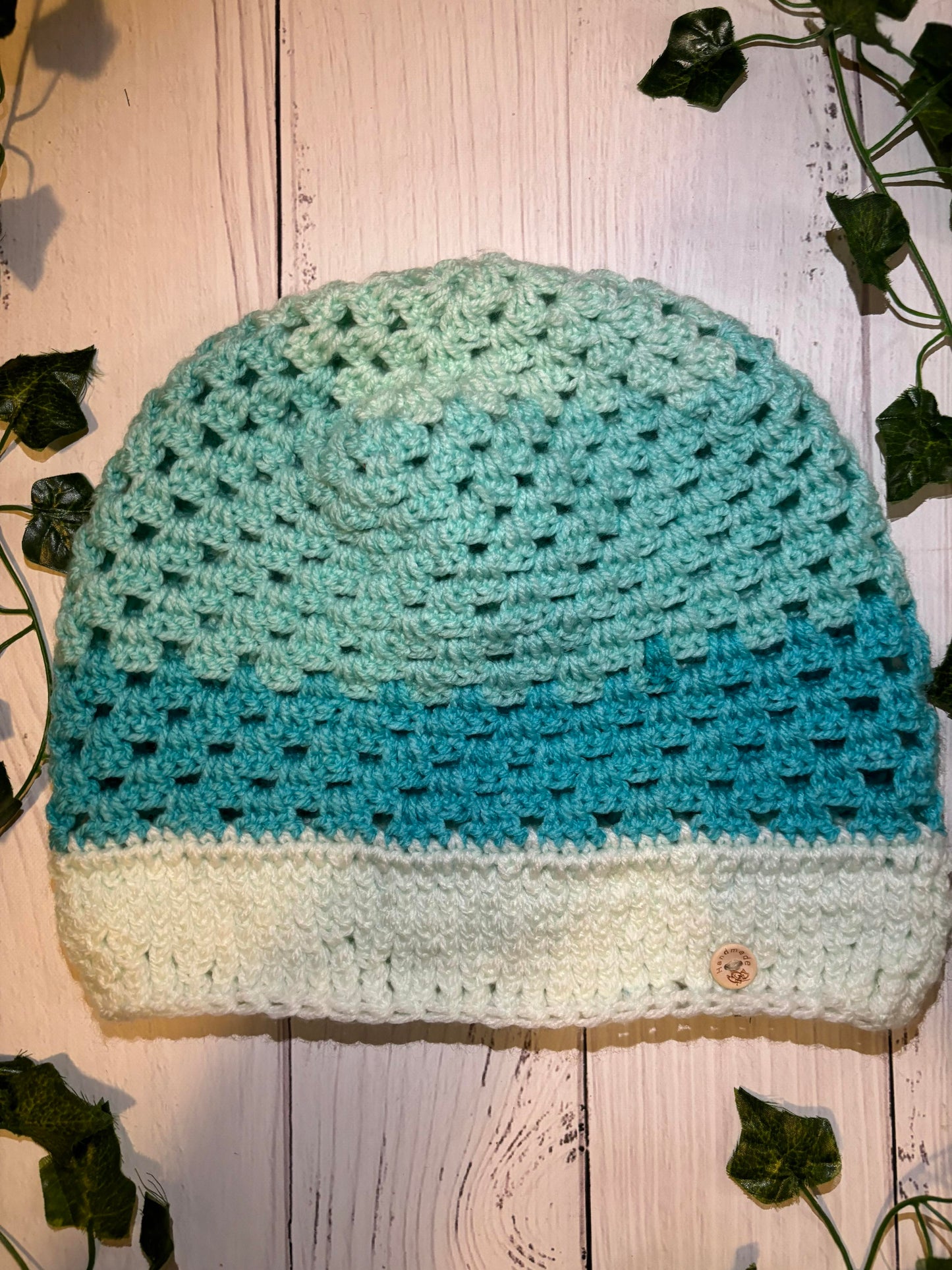 Light Blue Handmade Beanie