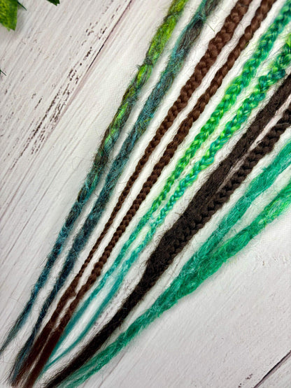 Set of 5, 56-66cm Earthy Blend Synthetic Extensions