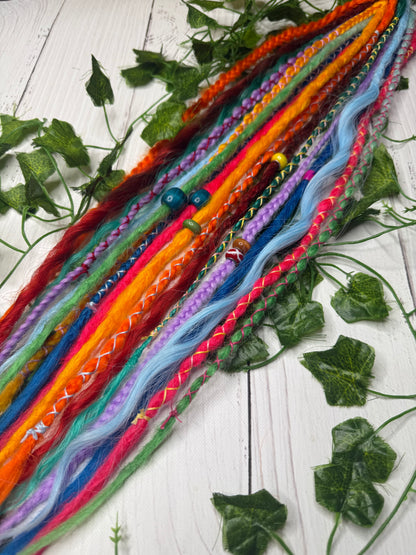 Set of 9, 59-63cm Prism Power Mixed Texture Synthetic Extensions