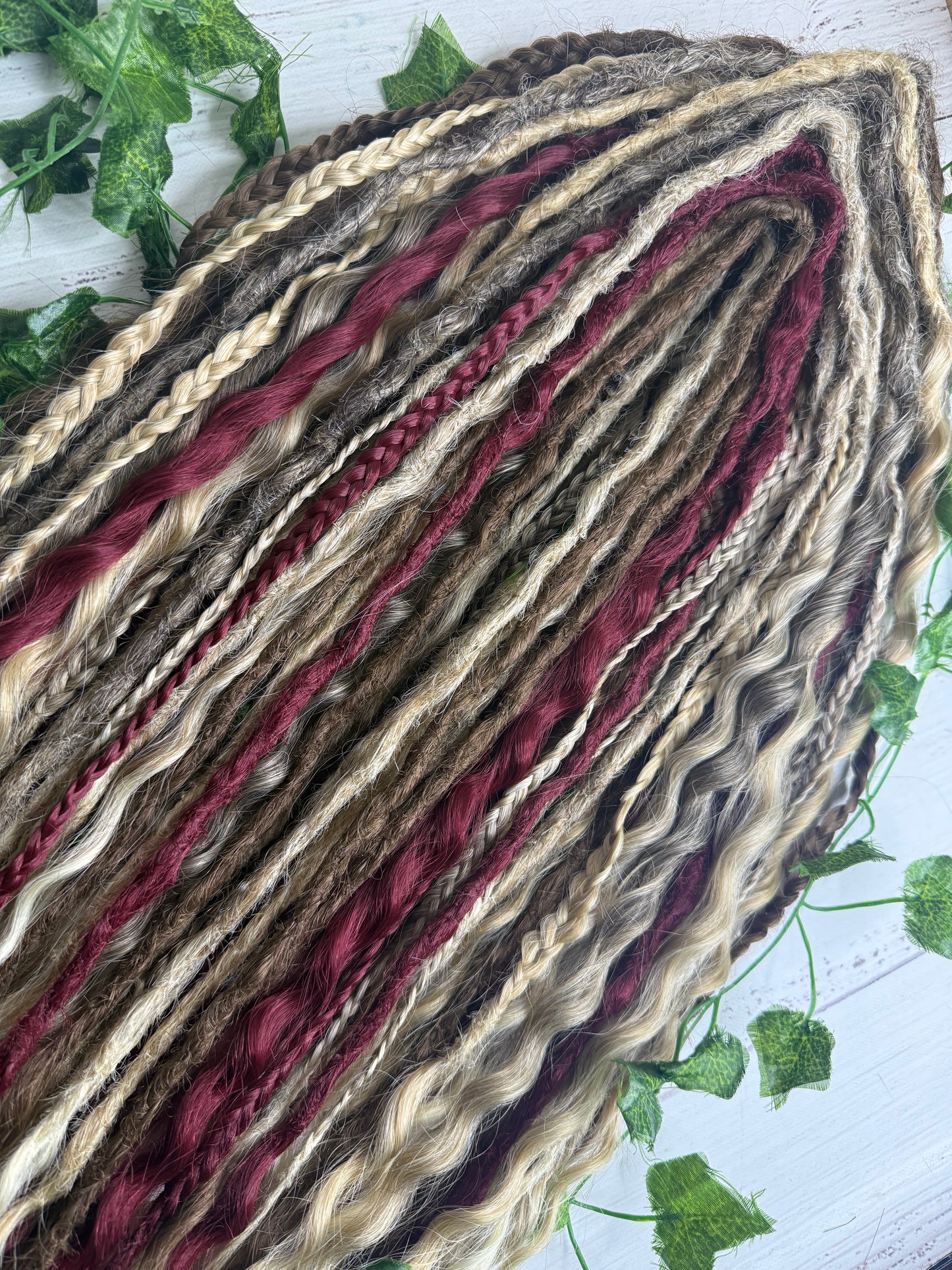 Set of 40, Mixed Textured Extensions