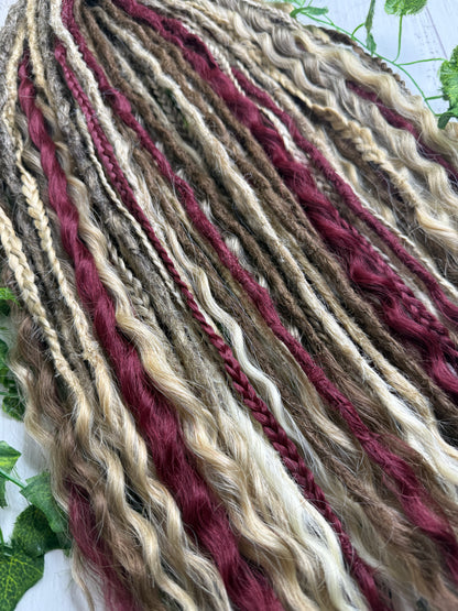 Set of 40, Mixed Textured Extensions