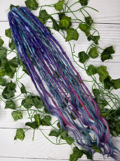 Set of 7, 51-59cm Galactic Garden Mix Texture Synthetic Extensions