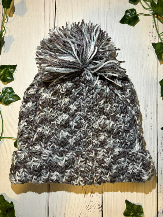Grey Handmade Beanie