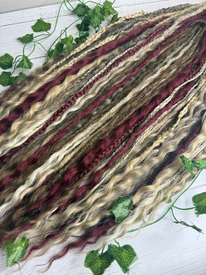Set of 40, Mixed Textured Extensions