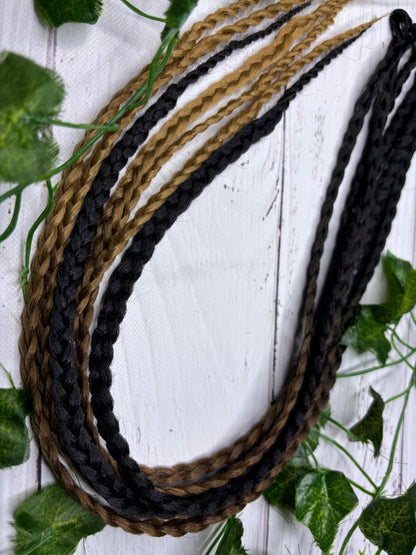 Set of 7, 60-66cm Natural Colour Synthetic Extensions (only available for online purchase)