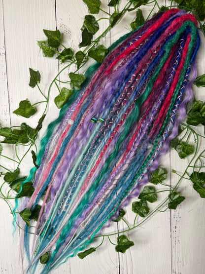 Set of 13, 52-61cm Cosmic Carnival Mixed Texture Synthetic Extensions