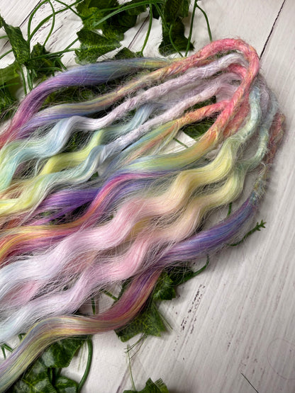 Set of 6, 50-53cm Canola Bloom CurlySynthetic Extensions