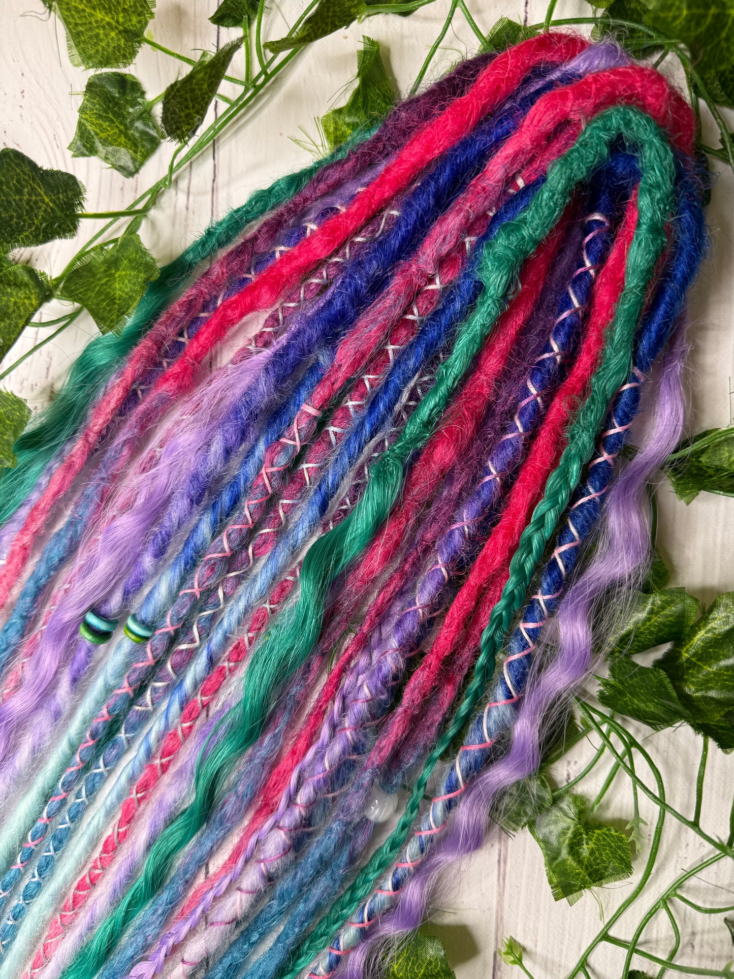 Set of 13, 52-61cm Cosmic Carnival Mixed Texture Synthetic Extensions