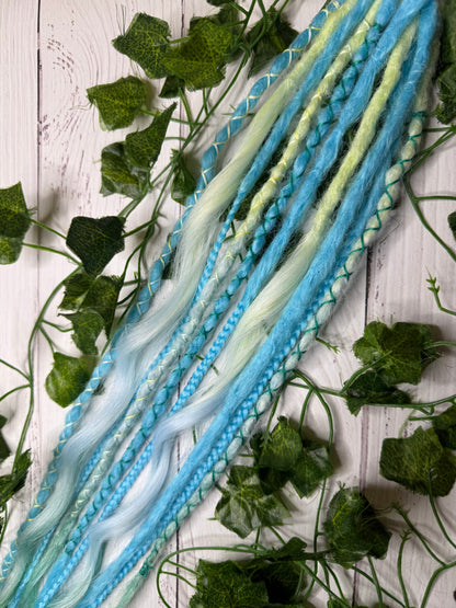Set of 5, 55-62cm Ocean Breeze Mixed Texture Synthetic Extensions