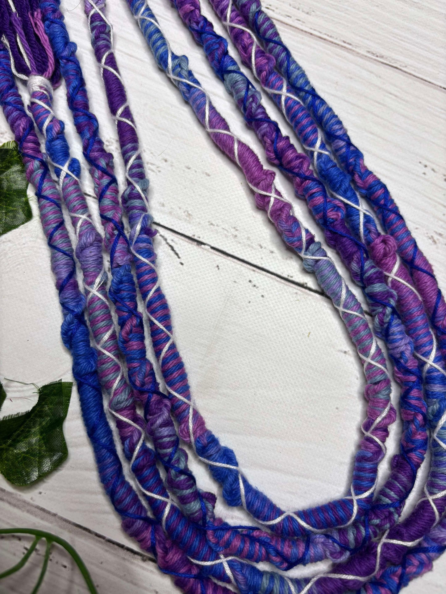 Purple Blend Dread Wrap