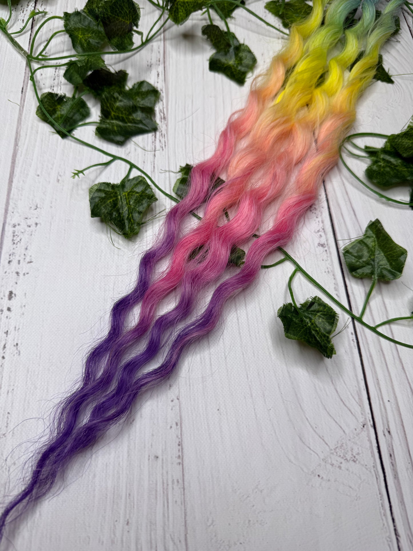 Set of 2, 54-56cm Fizzy Prism Curly Synthetic Extensions