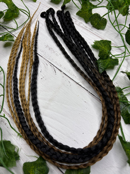 Set of 7, 60-66cm Natural Colour Synthetic Extensions (only available for online purchase)