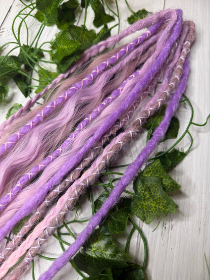 Set of 6, 54-65cm Soft Bloom Mixed Texture Synthetic Extensions