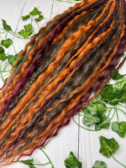 Set of 25, 56-63 Hidden Glow Mixed Texture Synthetic Extensions