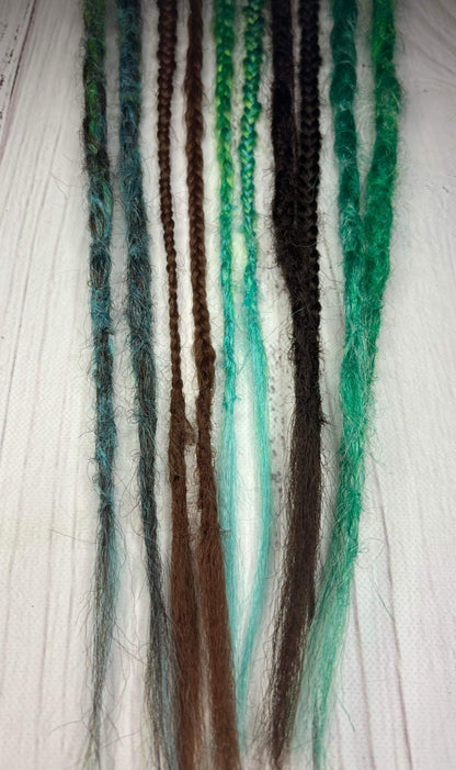 Set of 5, 56-66cm Earthy Blend Synthetic Extensions