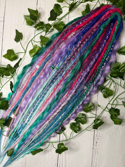 Set of 13, 52-61cm Cosmic Carnival Mixed Texture Synthetic Extensions