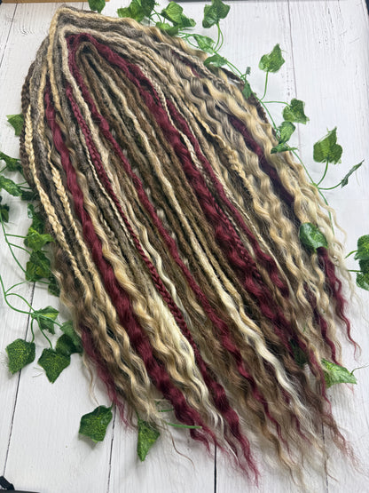 Set of 40, Mixed Textured Extensions