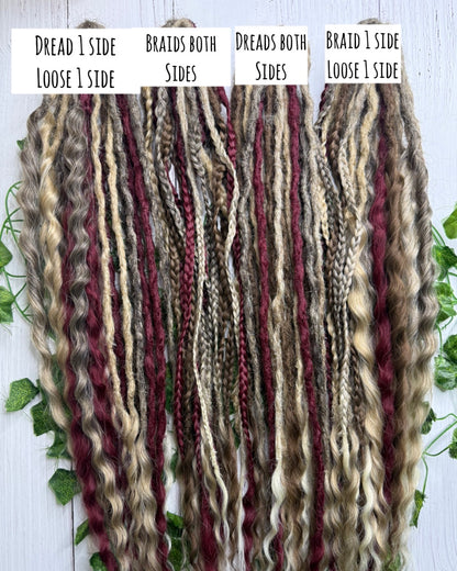 Set of 40, Mixed Textured Extensions