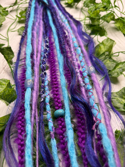 Set of 8, 52-62cm Cosmos Blend Mixed Texture Synthetic Extensions