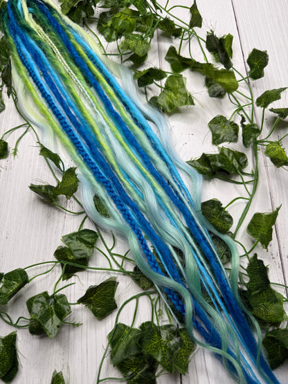 Set of 8, 52-62cm Ocean Mixed Texture Synthetic Extensions