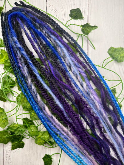 Set of 12, 52-68cm Galaxy Blend Mixed Texture Synthetic Extensions