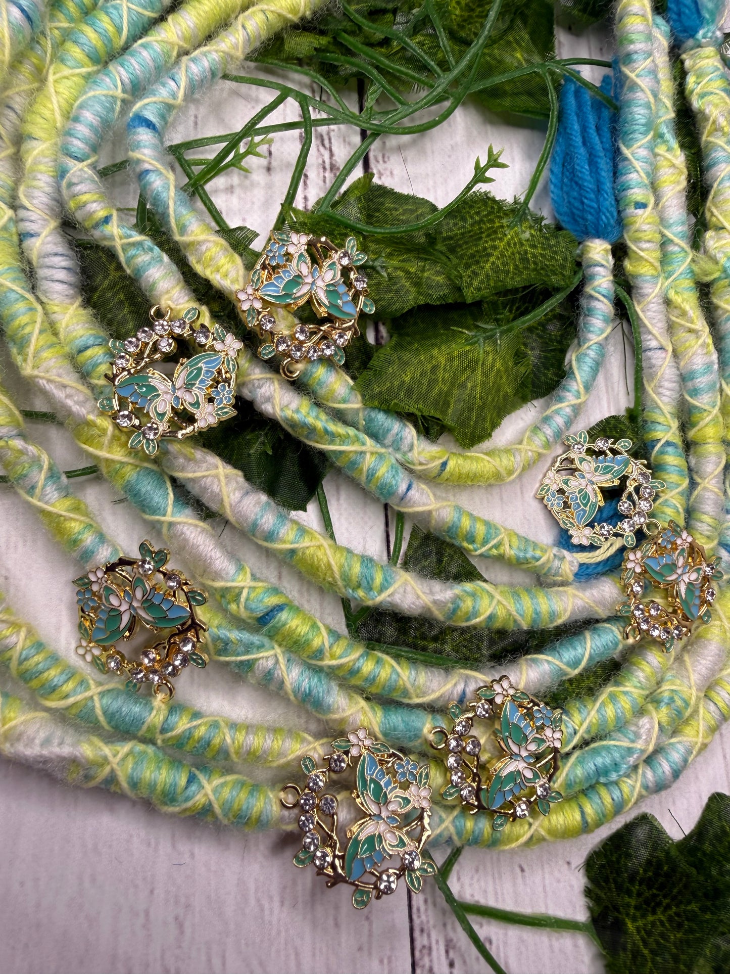 Honeydew Flutter Dread Wraps